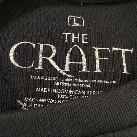 The Craft Black Graphic T-Shirt Tee Y2k Nwot Size Large - Picture 6 of 7